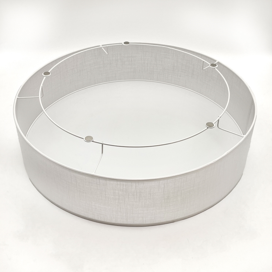 BRILAGI - Plafonnier LED BELLADONNA 3xE27/15W/230V Ø 50 cm blanc/chêne-noyer