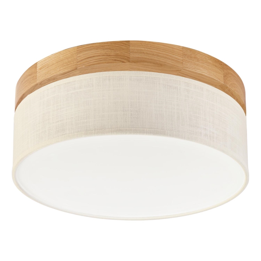 Brilagi - Plafonnier LED BELLADONNA LED/20W/230V diam. 30 cm crème/chêne