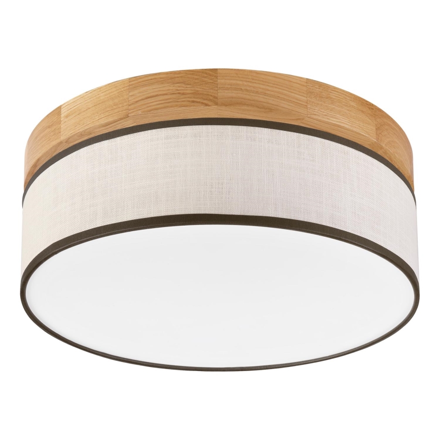 Brilagi - Plafonnier LED BELLADONNA LED/20W/230V Ø 30 cm crème/chêne
