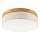 Brilagi - Plafonnier LED BELLADONNA LED/36W/230V diamètre 40 cm crème/chêne