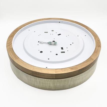 Brilagi - Plafonnier LED BELLADONNA LED/36W/230V Ø 50 cm crème/chêne