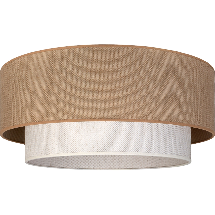 Brilagi - Plafonnier LED BOHO ECO 1xE27/10W/230V Ø 40 cm beige/crème
