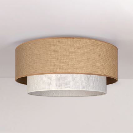 Brilagi - Plafonnier LED BOHO ECO 1xE27/10W/230V Ø 40 cm beige/crème