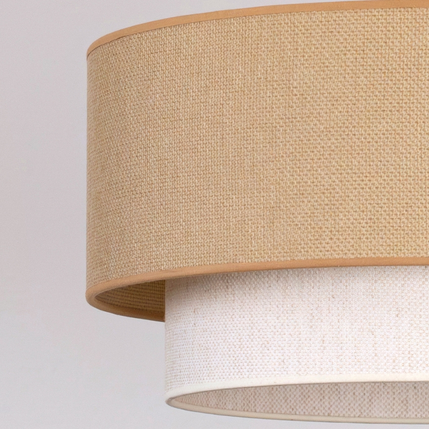 Brilagi - Plafonnier LED BOHO ECO 1xE27/10W/230V Ø 40 cm beige/crème