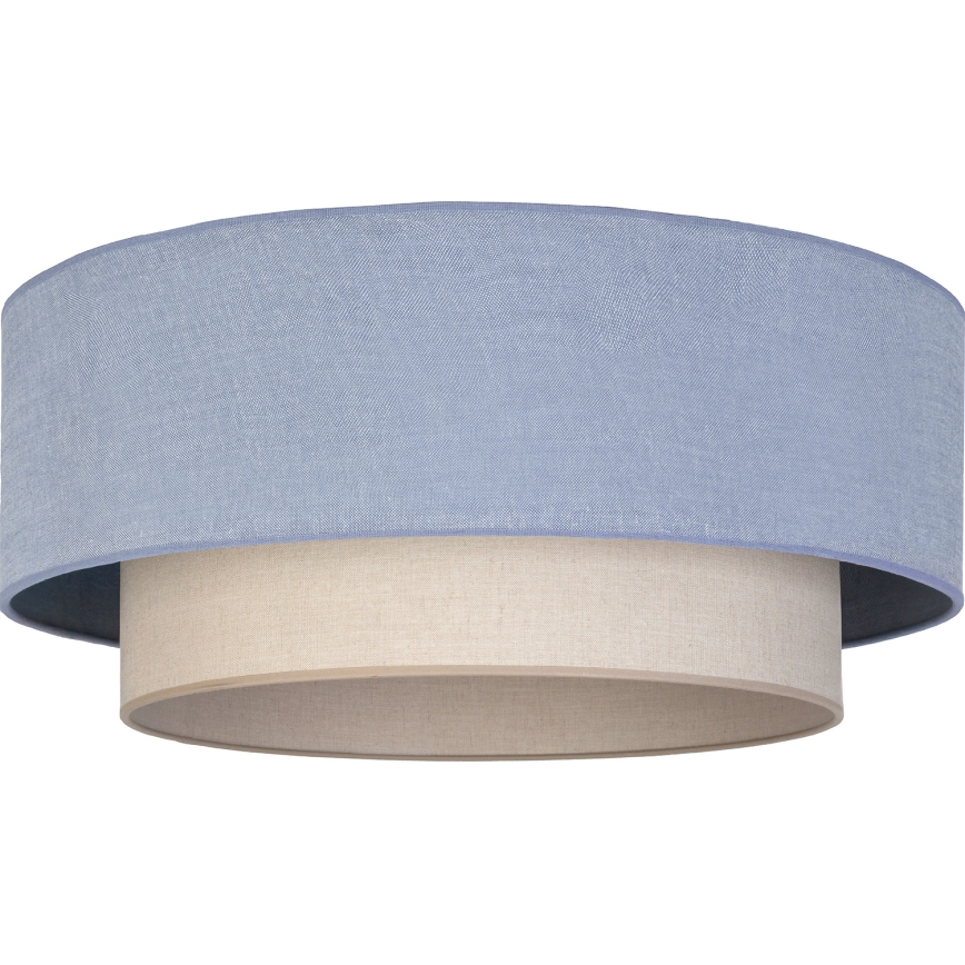 Brilagi - Plafonnier LED BOHO ECO 1xE27/10W/230V Ø 40 cm bleu/crème