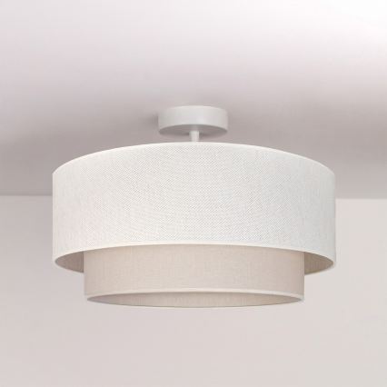 Brilagi - Plafonnier LED BOHO ECO 1xE27/10W/230V Ø 40 cm crème