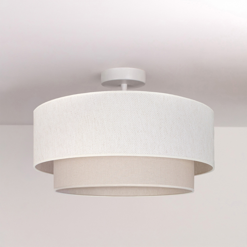 Brilagi - Plafonnier LED BOHO ECO 1xE27/10W/230V Ø 40 cm crème