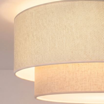 Brilagi - Plafonnier LED BOHO ECO 1xE27/10W/230V Ø 40 cm crème