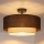 Brilagi - Plafonnier LED BOHO ECO 1xE27/10W/230V Ø 40 cm marron/crème