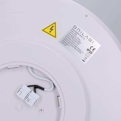 Brilagi - Plafonnier LED CARLOS, 24 W / 230 V, Ø 40 cm, blanc