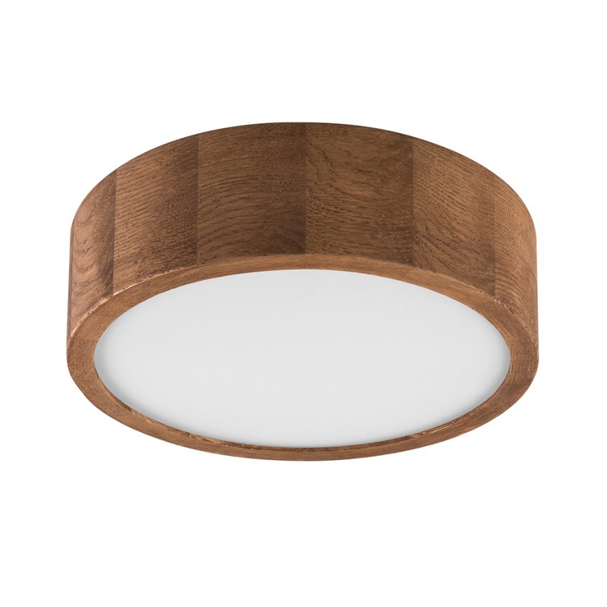 Brilagi - Plafonnier LED CARVALHO 1xE27/15W/230V chêne/cerisier Ø 27 cm