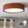 Brilagi - Plafonnier LED CARVALHO 2xE27/15W/230V chêne cerise Ø 37 cm