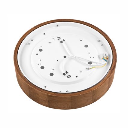 Brilagi - Plafonnier LED CARVALHO 2xE27/15W/230V chêne cerise Ø 37 cm