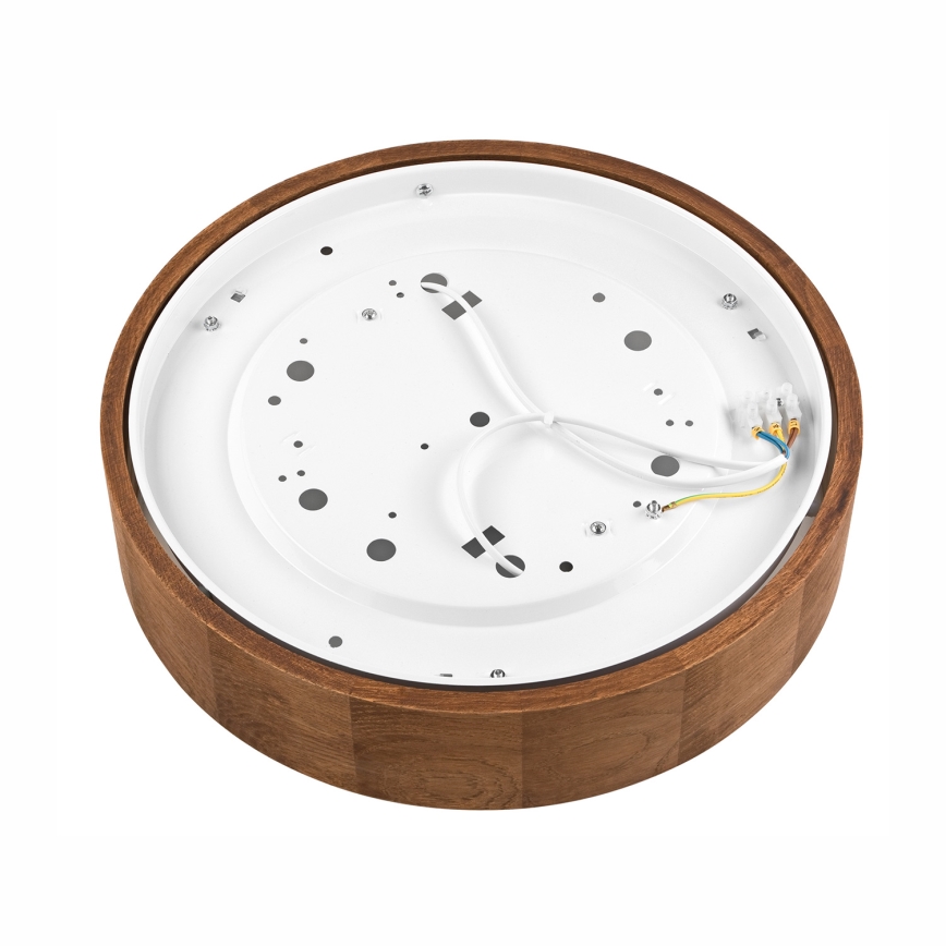 Brilagi - Plafonnier LED CARVALHO 2xE27/60W/230V chêne cerise d. 37 cm