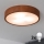 Brilagi - Plafonnier LED CARVALHO 3xE27/15W/230V chêne/cerisier Ø 47 cm