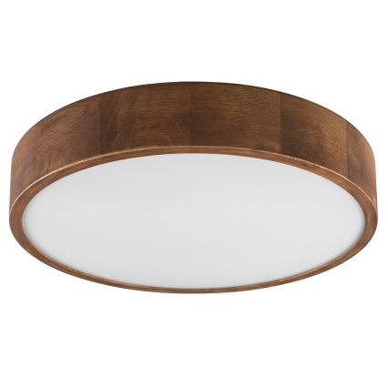 Brilagi - Plafonnier LED CARVALHO 3xE27/15W/230V chêne/cerisier Ø 47 cm