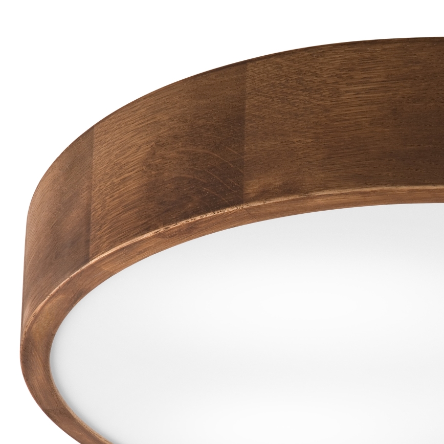 Brilagi - Plafonnier LED CARVALHO 3xE27/15W/230V chêne/cerisier Ø 47 cm
