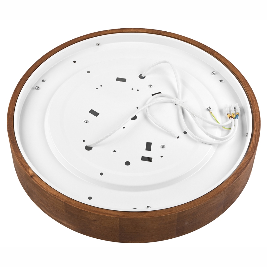 Brilagi - Plafonnier LED CARVALHO 3xE27/15W/230V chêne/cerisier Ø 47 cm