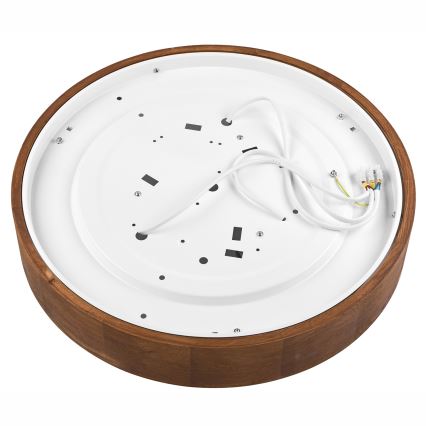 Brilagi - Plafonnier LED CARVALHO 3xE27/60W/230V chêne cerise d. 47 cm