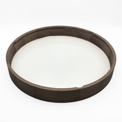 Brilagi - Plafonnier LED CARVALHO 4xE27/60W/230V chêne noyer Ø 57,5 cm