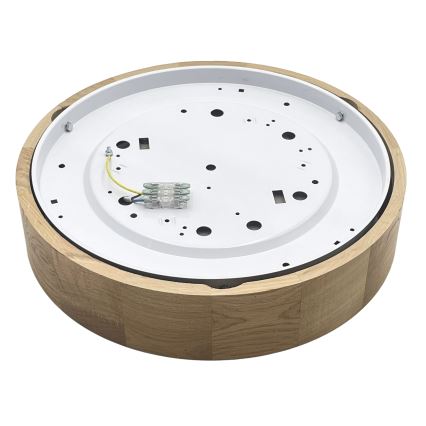 Brilagi - Plafonnier LED CARVALHO LED/36W/230V chêne Ø 37,5 cm