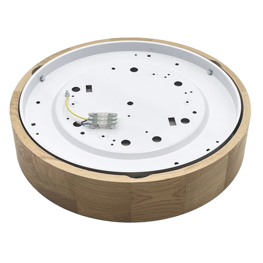 Brilagi - Plafonnier LED CARVALHO LED/36W/230V chêne Ø 37,5 cm