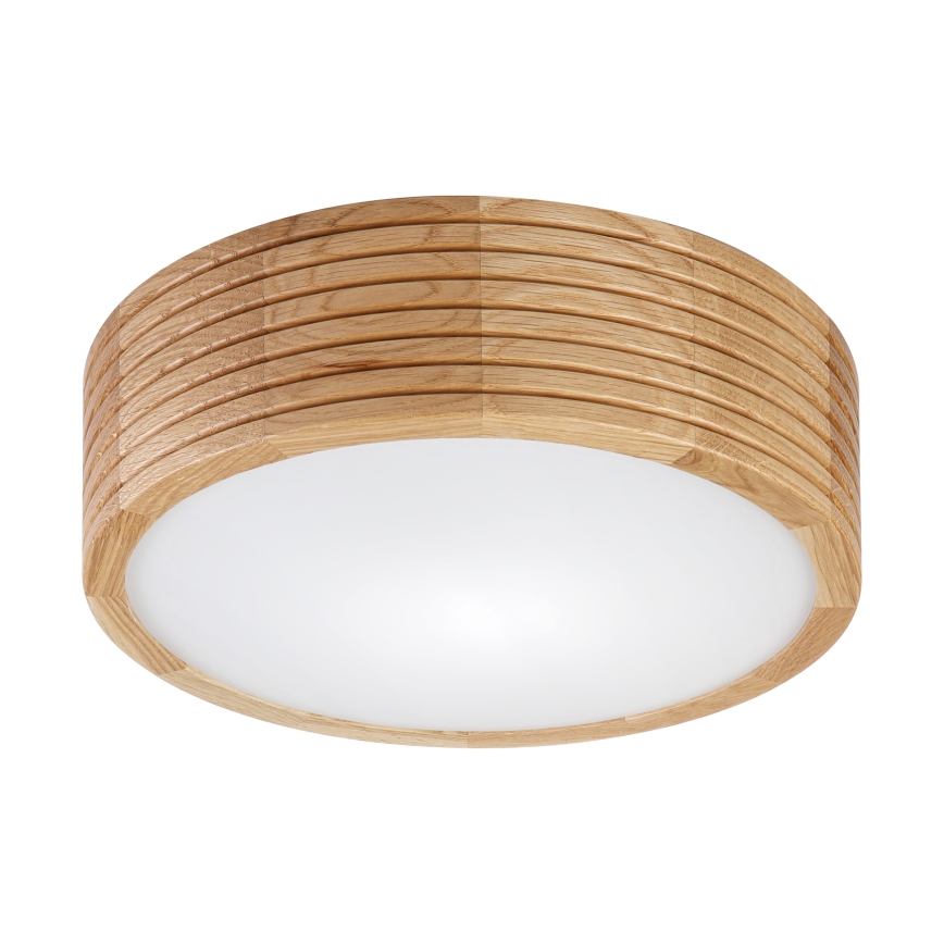 Brilagi - Plafonnier LED CARVALHO MODERN 1xE27/60W/230V Ø 27,5 cm chêne