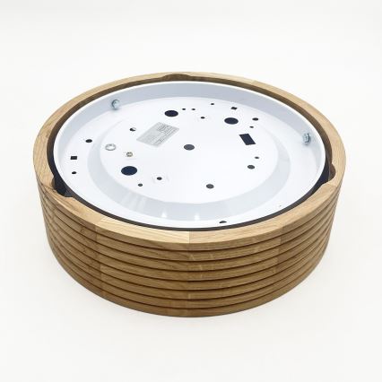 Brilagi - Plafonnier LED CARVALHO MODERN 1xE27/60W/230V Ø 27,5 cm chêne
