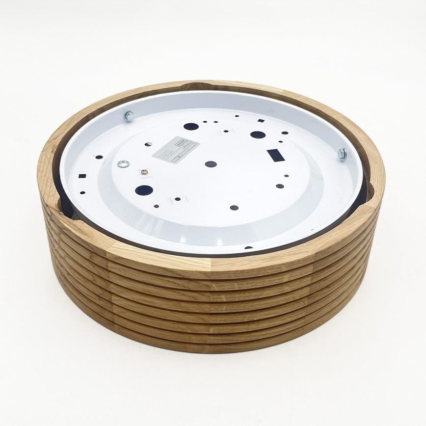 Brilagi - Plafonnier LED CARVALHO MODERN 1xE27/60W/230V Ø 27,5 cm chêne