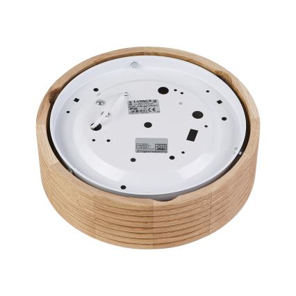 Brilagi - Plafonnier LED CARVALHO MODERN 1xE27/60W/230V Ø 27,5 cm chêne