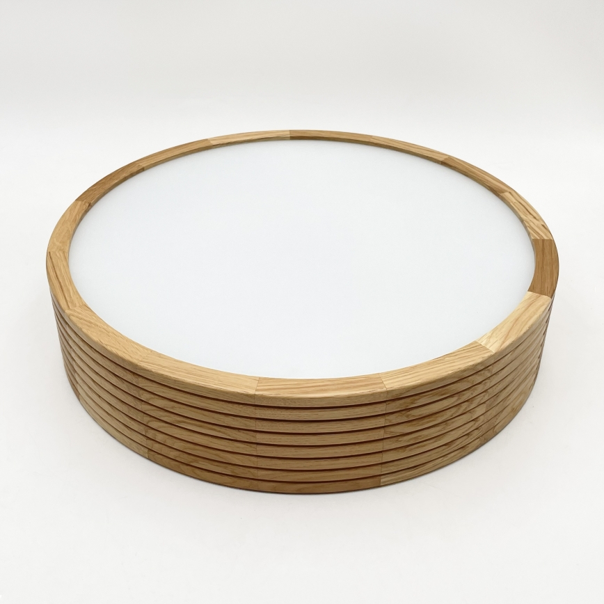 Brilagi - Plafonnier LED CARVALHO MODERN 2xE27/60W/230V Ø 37,5 cm chêne