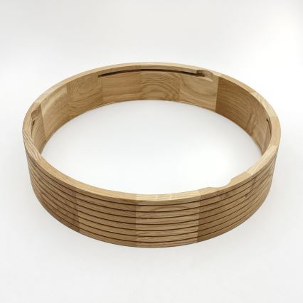 Brilagi - Plafonnier LED CARVALHO MODERN 2xE27/60W/230V Ø 37,5 cm chêne
