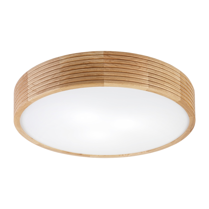 Brilagi - Plafonnier LED CARVALHO MODERN 3xE27/60W/230V Ø 47,5 cm chêne