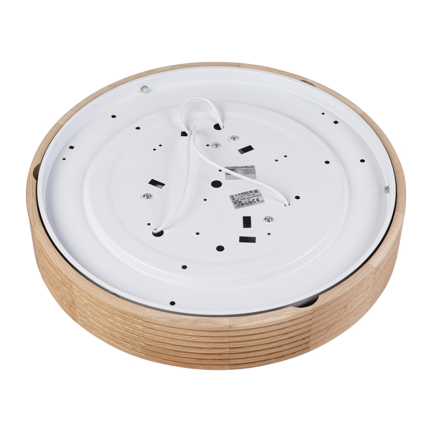 Brilagi - Plafonnier LED CARVALHO MODERN 3xE27/60W/230V Ø 47,5 cm chêne