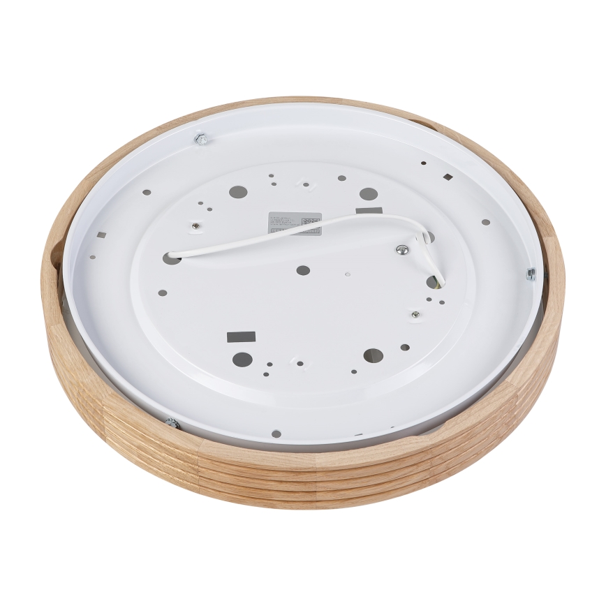 Brilagi - Plafonnier LED CARVALHO MODERN SLIM 2xE27/60W/230V Ø 37,5 cm chêne