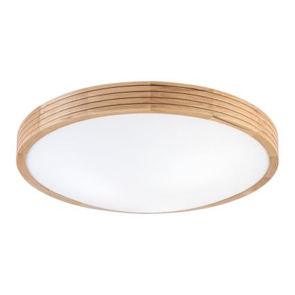Brilagi - Plafonnier LED CARVALHO MODERN SLIM 3xE27/60W/230V Ø 47,5 cm chêne