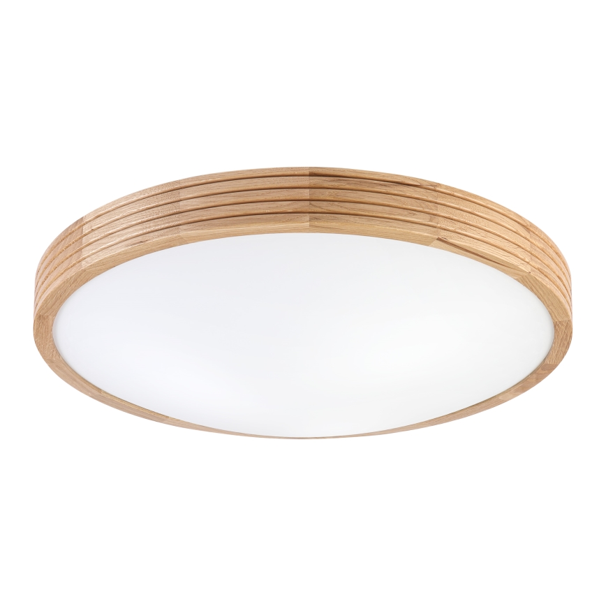 Brilagi - Plafonnier LED CARVALHO MODERN SLIM 3xE27/60W/230V Ø 47,5 cm chêne
