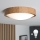 Brilagi - Plafonnier LED CARVALHO SLIM 1xE27/15W/230V chêne Ø 27 cm