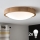 Brilagi - Plafonnier LED CARVALHO SLIM 2xE27/15W/230V chêne Ø 37 cm
