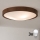 Brilagi - Plafonnier LED CARVALHO SLIM 3xE27/15W/230V chêne/noyer Ø 47 cm