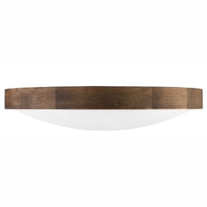 Brilagi - Plafonnier LED CARVALHO SLIM 3xE27/15W/230V chêne/noyer Ø 47 cm
