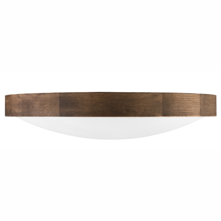 Brilagi - Plafonnier LED CARVALHO SLIM 3xE27/15W/230V chêne/noyer Ø 47 cm