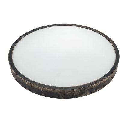 Brilagi - Plafonnier LED CARVALHO SLIM SMOKEY LED/36W/230V chêne Ø 47,5 cm