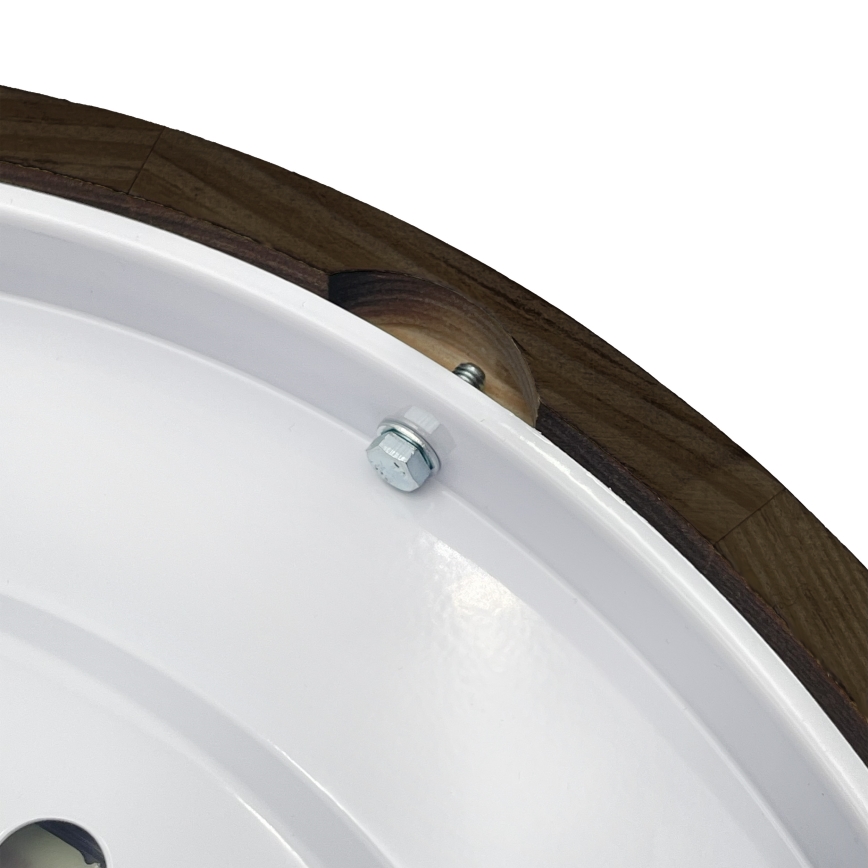 Brilagi - Plafonnier LED CARVALHO SMOKEY LED/36W/230V chêne Ø 37,5 cm