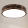 Brilagi - Plafonnier LED CARVALHO SMOKEY LED/36W/230V chêne Ø 47,5 cm