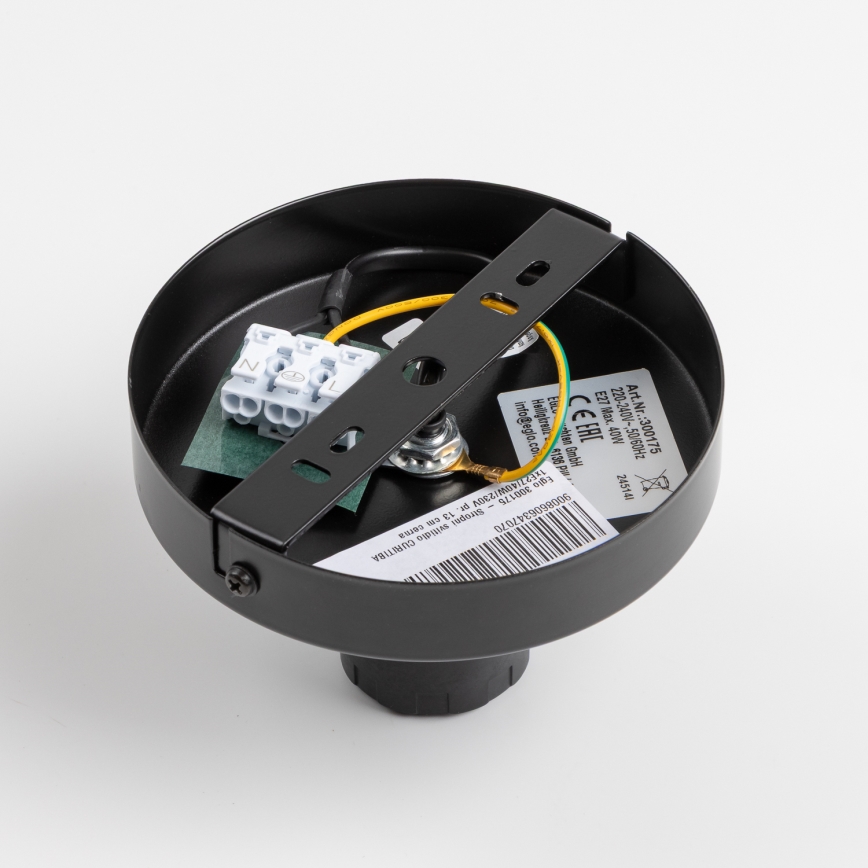 Brilagi - Plafonnier LED CERIA 1x E27/40W/230V Ø 45 cm noir