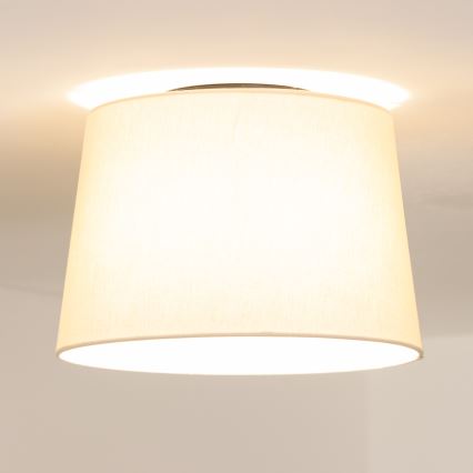 Brilagi - Plafonnier LED CERIA 1xE27/40W/230V Ø 30 cm beige