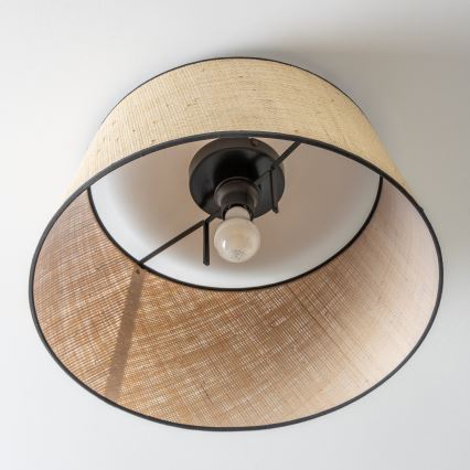 Brilagi - Plafonnier LED CERIA 1xE27/40W/230V Ø 50 cm beige