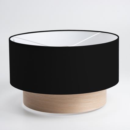 Brilagi - Plafonnier LED CERIA 1xE27/40W/230V Ø 50 cm noir/beige