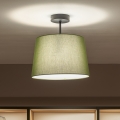 Brilagi - Plafonnier LED CERIA 1xE27/60W/230V diam. 30 cm noir/vert
